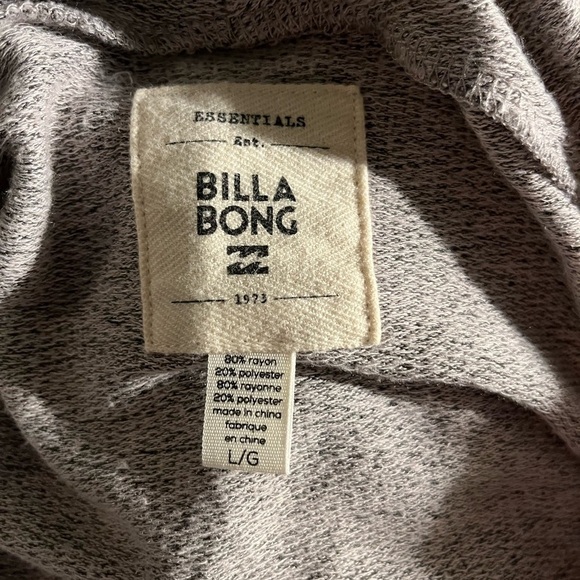 Billabong Women’s Open Front Rayon Blend Cardigan - Picture 3 of 5